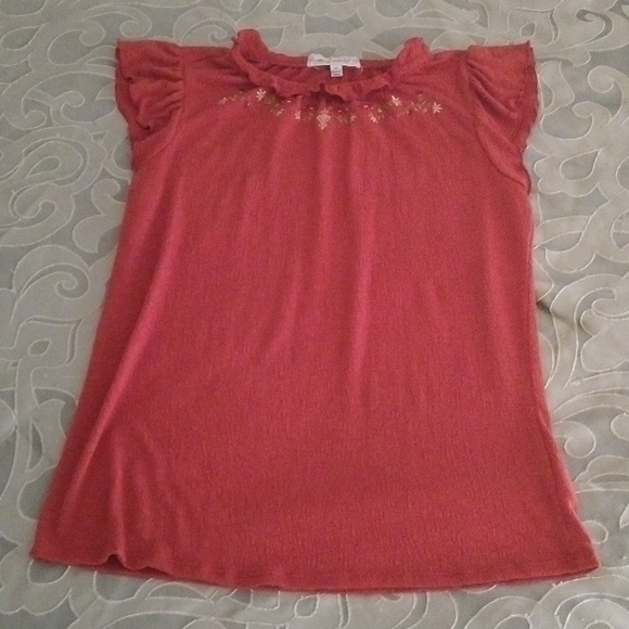 ⚜️ Sweet Violet Flutter Sleeve Top - Picture 6 of 10